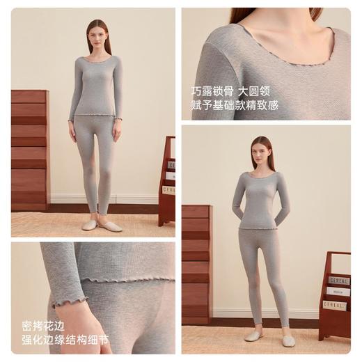 3部顶瓜瓜女士罗文圆领内衣套装DNLWD-AR11308 商品图5