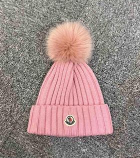 女款毛毛球羊毛帽fe018