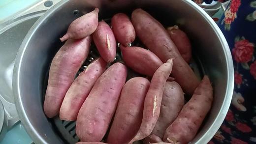 生态红薯，290项检测零农残，干面甜红薯和哈密薯5斤装，因不用农药，可能有少量虫眼，介意慎拍！京东或圆通包邮 // 山西净土生态农场 商品图0