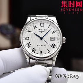 【新款大号40mm】浪琴名匠3点历系列 男士腕表
机芯：进口西铁城