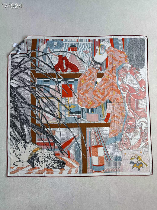 爱马仕大方巾。140*140。  粉色。灰色。蓝色。 黄色。橙色。自己备注颜色。 商品图11