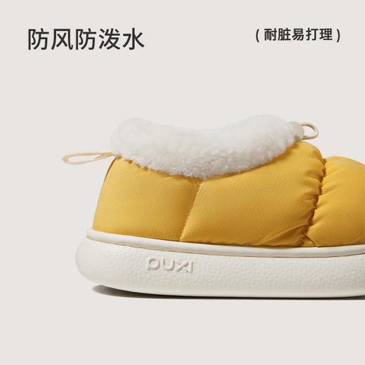 朴西暮云秋冬保暖儿童拖鞋女童居家室内防滑毛绒加厚亲子棉拖鞋 商品图1