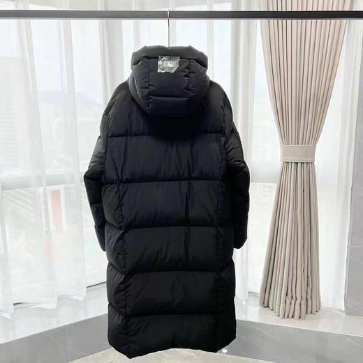 D110930纽扣小标刺绣LOGO/长款加厚羽绒服男女款 商品图6