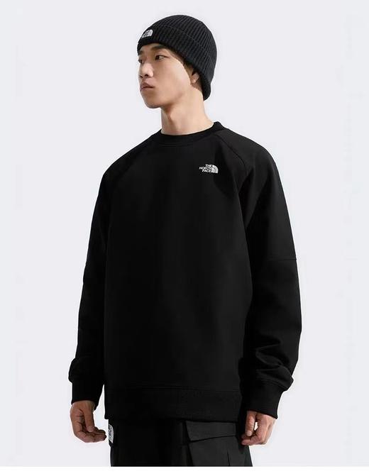 D110932男士户外休闲运动加绒针织圆领套头卫衣 商品图1