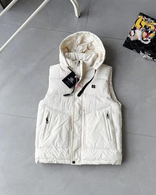 D110906连帽休闲户外男女款时尚百搭棉服无袖马甲 商品图6