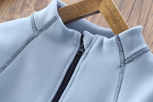 110-170男童加绒打底衫秋冬半拉链儿童加厚保暖卫衣中大童长袖 商品图5