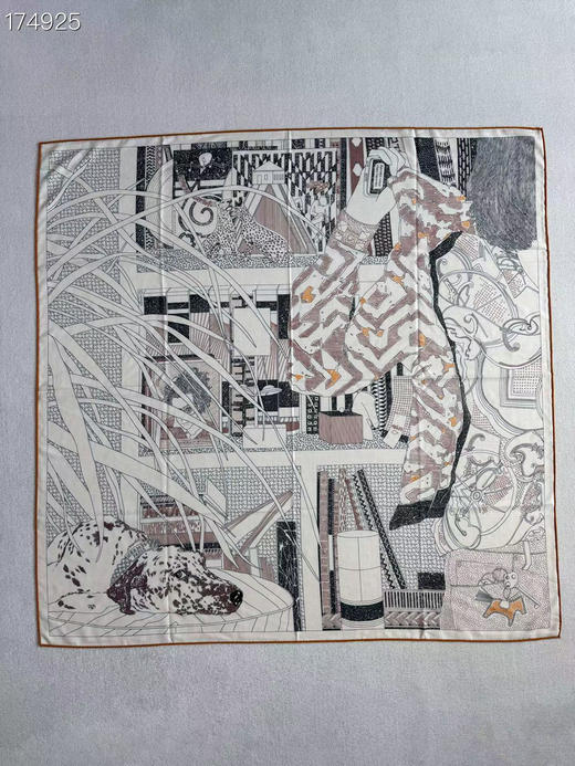 爱马仕大方巾。140*140。  粉色。灰色。蓝色。 黄色。橙色。自己备注颜色。 商品图4