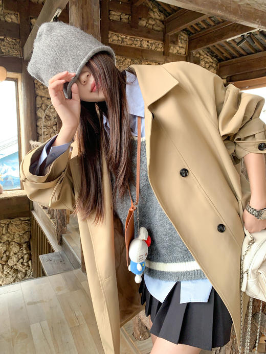 <曾小咸推荐> 现货秒杀！微信超特价！灰色v领针织马甲背心 日常179.99 立减100 秒杀79.99！ 商品图7