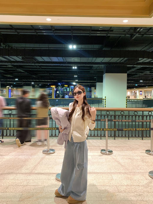 <曾小咸推荐> 现货秒杀！微信超特价！阔腿工装牛仔裤 日常189.99 立减90 秒杀99.99！ 商品图7