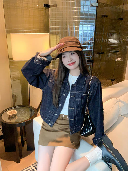 <曾小咸推荐>2.28现货秒杀！微信超特价！米白长袖 日常119.99 立减70 秒杀49.99！藏蓝色牛仔外套 秒杀109.99！ 商品图12