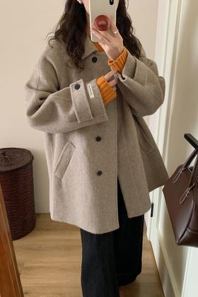 Le Malene 知性优雅羊毛呢子大衣外套 21105