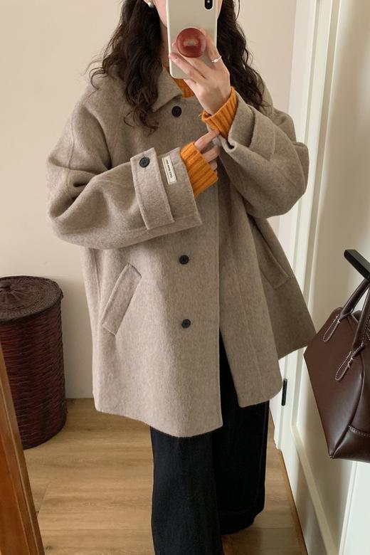 Le Malene 知性优雅羊毛呢子大衣外套 21105 商品图0