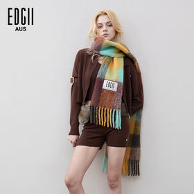 【领券下单立减10元】EDGII棉花糖羊毛围巾 | 柔糯舒适 轻盈蓬松 触感细腻纤柔 梦幻配色 多色可选