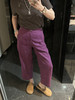 亚麻紫色宽松阔腿裤（蕾姐穿S） 商品缩略图5