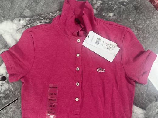 瑕疵Lacoste/拉科斯特 女士夏季简约中袖POLO连衣裙 商品图2