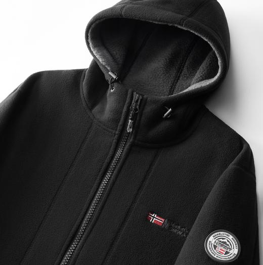 挪威北极科考队户外专用【出口挪威情侣款双面摇粒绒外套】抗寒零下15°C 超厚款 行走的小暖炉！ 商品图0