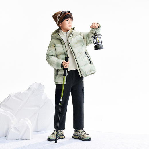 【实体店同款】男童短款羽绒服冬季新款安奈儿童装AB545360 商品图3