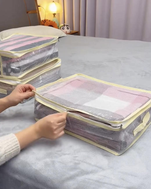 到手3个！收纳狂魔上线！被问爆的加厚【PVC 防潮防霉收纳袋来咯】颜值与实用双在线 商品图8