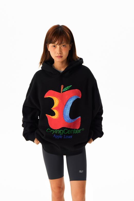 CryingCenter 3c苹果基础连帽加绒卫衣 男女同款 哭喊中心 商品图2