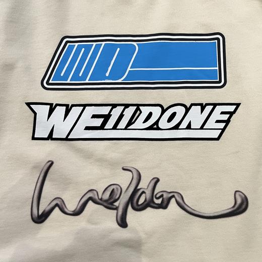 不规则Logo印花长袖圆领套头卫衣 男女同款（蕾姐XL实拍） 商品图13