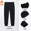 安踏加绒运动卫裤男冬季新款黑色针织裤健身跑步长裤子152547325N 商品缩略图0