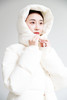 美麻了美麻了，妥妥的女神一枚。背后小标连帽面包羽绒服C111066 商品缩略图9