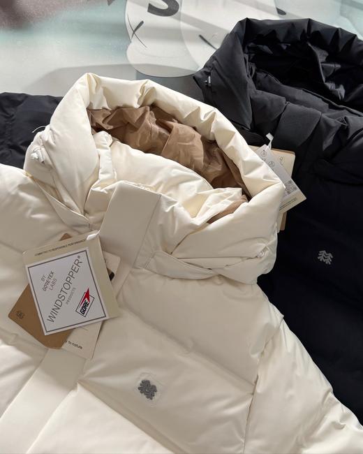 点此购买 可隆冬季女士GORE- TEX防水保暖小蛮腰压胶连帽中长款羽绒服 hbj 335173 商品图10