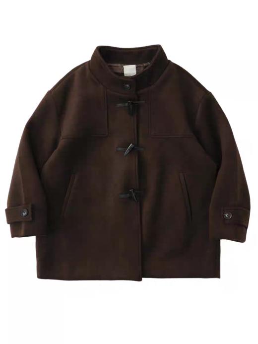 LIVINGTOWN/LT羊毛牛角扣短外套 商品图4