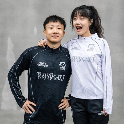 小李子蜂锐FOOTYBEAST银翼系列足球半拉链长袖训练服吸排透气套头衫男款 商品图3