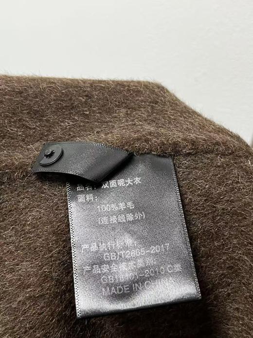 【轻奢双面尼】2529（100%羊毛）韩系赫本风斜扣双面尼大衣外套-喜出 商品图2