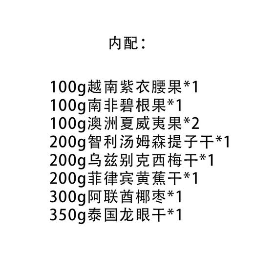 臻味-1650g环球瑞果礼盒 高端坚果礼盒 商品图2