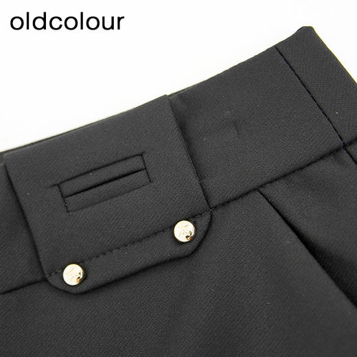 oldcolour欧珂春季商场同款高腰直筒休闲长裤女Q140705A1 商品图2