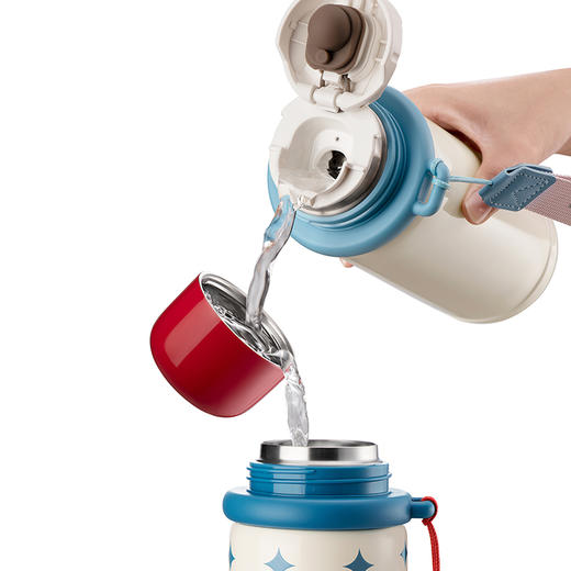 🔥颜值品质在线，杯身质感满满【德世朗DNYB-550暖语双饮焖泡杯】💥方便随身携带的水杯🧀不锈钢真空内胆 放心用🎁保温保冷效果都不错，很适合日常通勤  商品图1