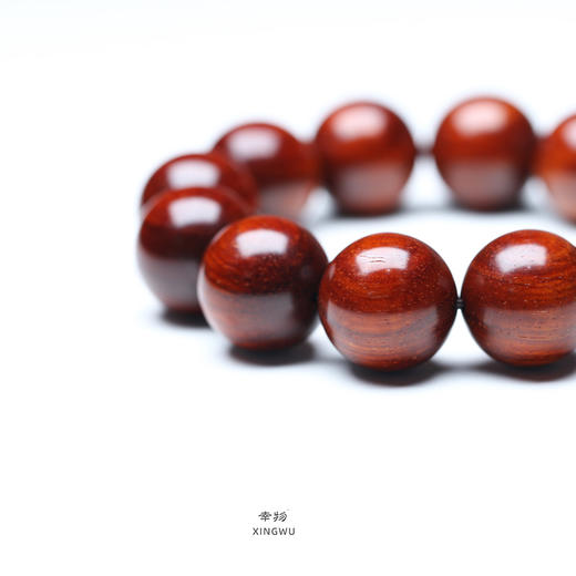 【青山特惠】2.0*12颗4星带金星小叶紫檀手串 t22 商品图1