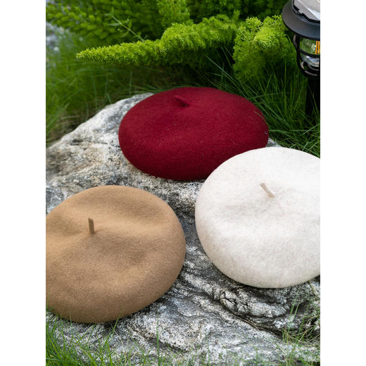 牧衣游原创 文艺复古百搭羊毛帽子冬季新款 森屿【不支持会员折】 商品图3