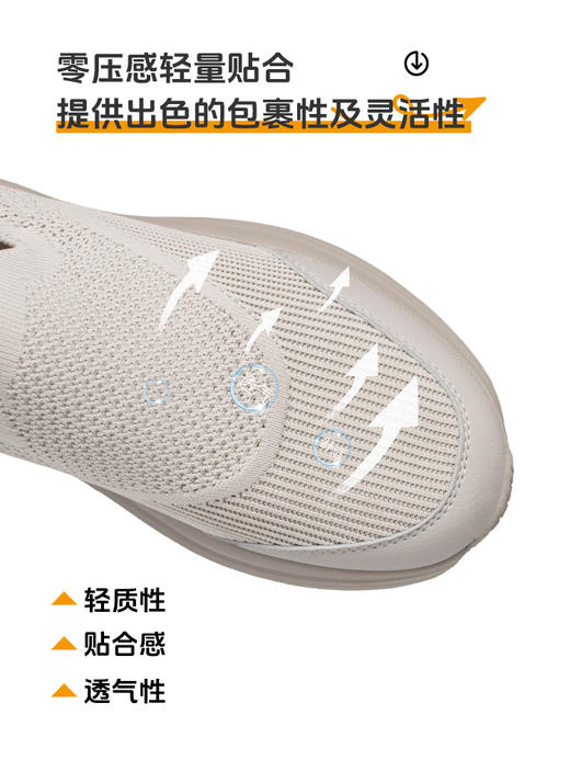 悠行系列1.0 男女同款 一脚蹬 健跑鞋 商品图4