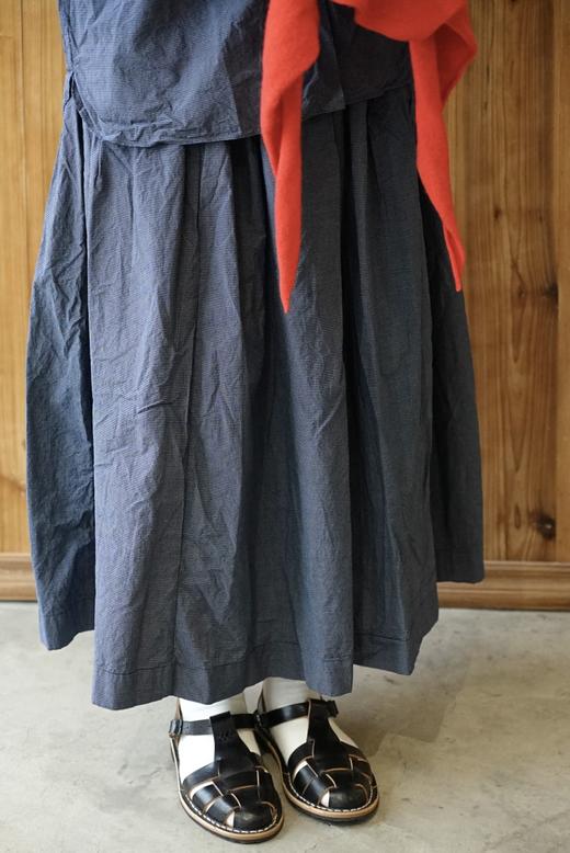 Bergfabel蓝格纹半裙 商品图3