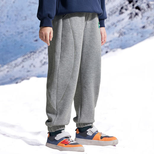 【秒】【特】【MQD】童装冬季加绒加厚保暖运动休闲针织裤收脚儿童卫裤 商品图3