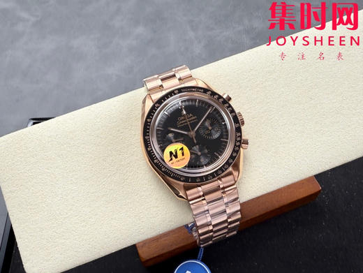 N1欧米茄超霸计时系列 超霸月球表 第四代超霸 金超霸 定制透底Cal.3861手动上链机械机芯 男士腕表 表径42mm 商品图3