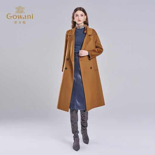 【100%羊绒】乔万尼新款100%山羊绒大衣高级感毛呢外套ET4A926 商品图2