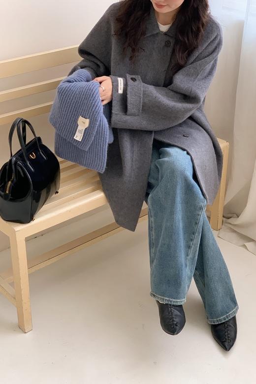 Le Malene 高级感知性优雅呢子羊毛大衣 21098 商品图1