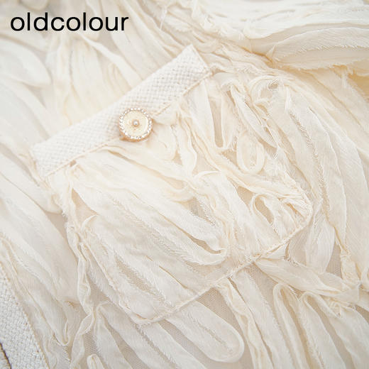 oldcolour欧珂春季时尚商场同款纯色长袖短外套女Q140407A1 商品图3