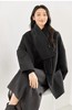 赠送围巾【轻奢双面尼】2523（澳洲羊毛➕天丝）高级感围巾短款双面尼大衣外套-喜出 商品缩略图3