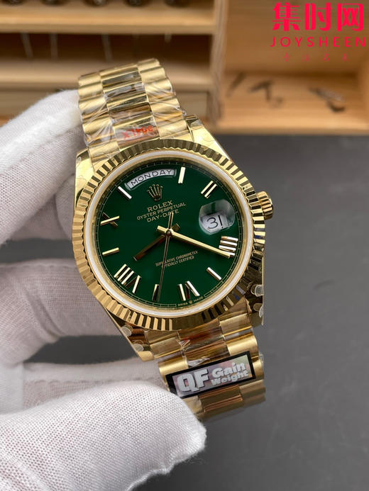 QF配重版 重量180克+ 墨绿盘DD 劳力士星期日历型系列 日志40mm 商品图1
