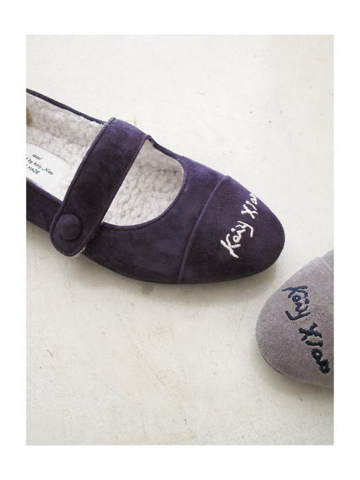 Kaiy Xiao 魔法学院系列  KAIYXIAO GIRL 绑带毛绒刺绣玛丽珍 商品图5