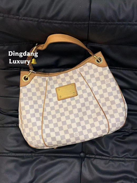 LV 中号 白棋盘格 南瓜包 商品图0