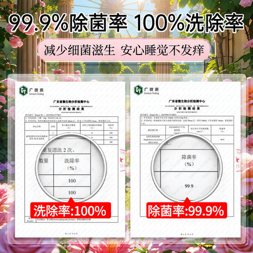 【分仓直发包邮】SukGarden蔬果园天然玫瑰精油香氛3D洗衣凝珠-10g*50颗 商品图4