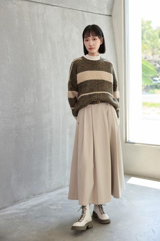 LNNNS 休闲舒适拼色条纹毛衣 21143 商品图2