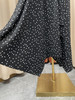 「断码清仓」复古波点立领收腰不规则长裙 L码 ZFYY055 商品缩略图4