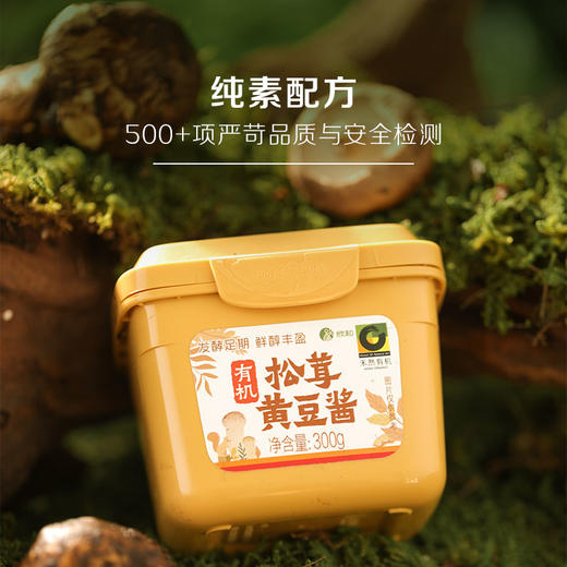 禾然有机松茸黄豆酱300G 商品图2